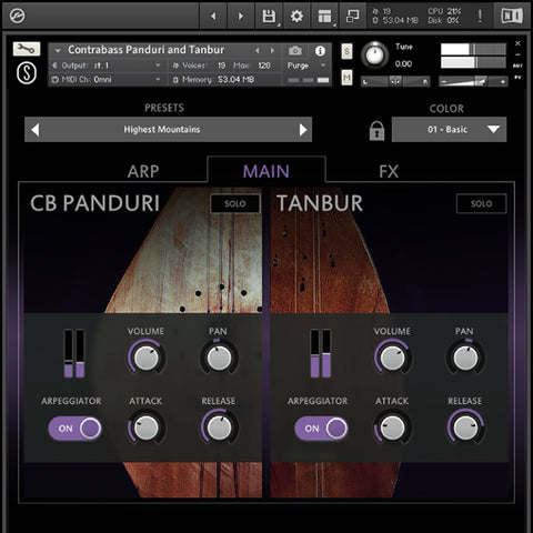 SonuScore Origins Vol. 10 Contrabass Panduri & Tanbur Virtual Instrument
