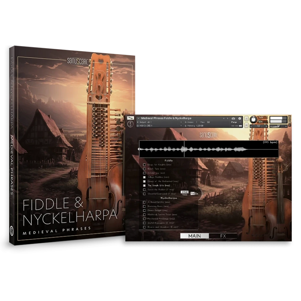 Sonuscore Medieval Phrases Fiddle & Nyckelharpa