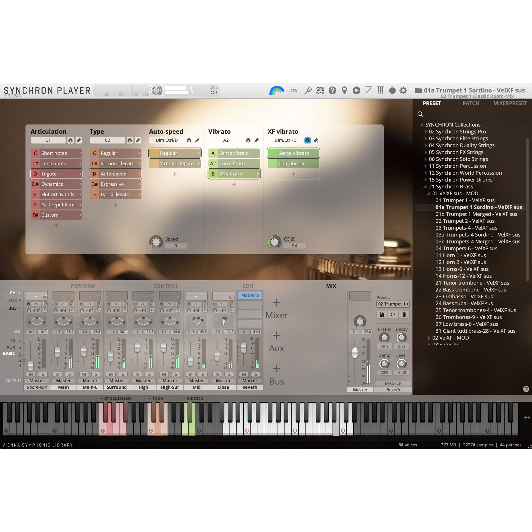 Vienna Symphonic Library Synchron Trumpet (Bb, muted)