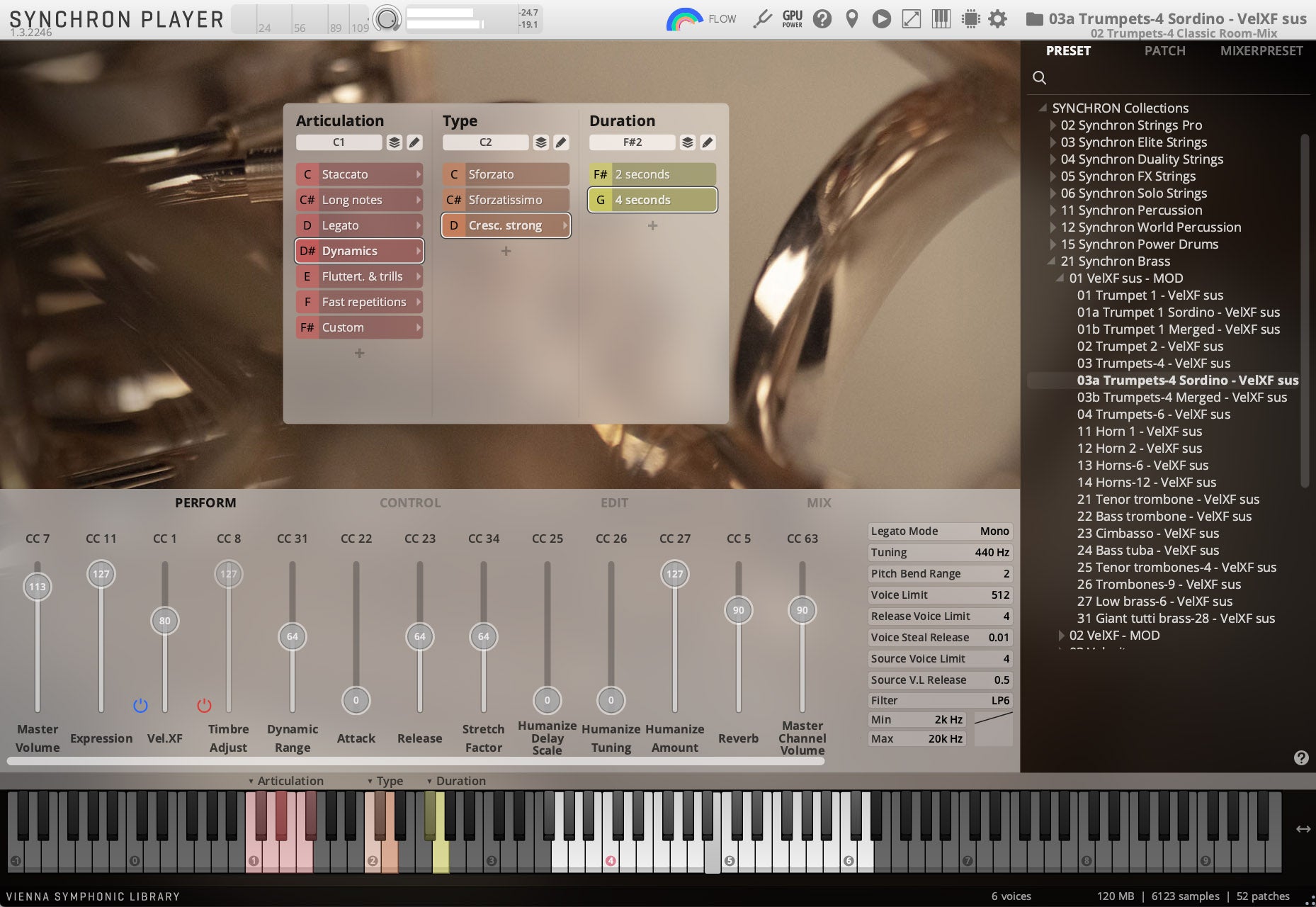 Vienna Symphonic Library Synchron Trumpet Ensemble (muted)