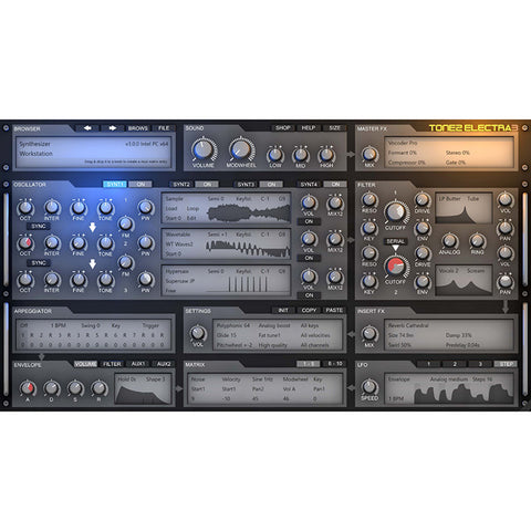 Tone2 Electra Virtual Synthesizer