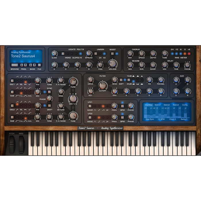 Tone2 Saurus Virtual Analog Synthesizer