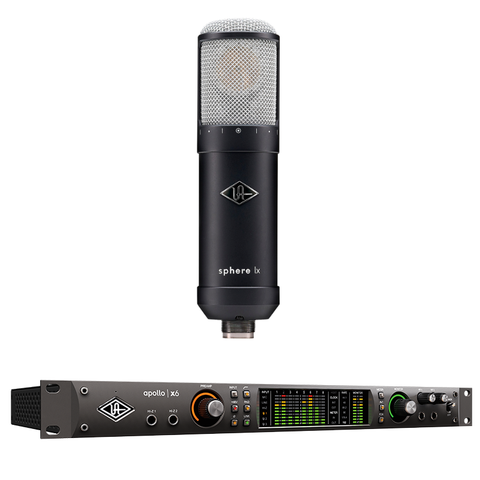 Universal Audio Apollo x6 + LX Sphere Modeling Microphone