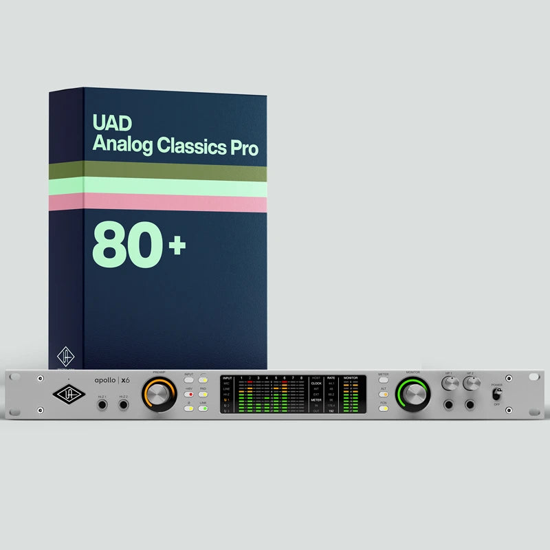 Universal Audio Apollo x6 with UAD Analog Classics Pro