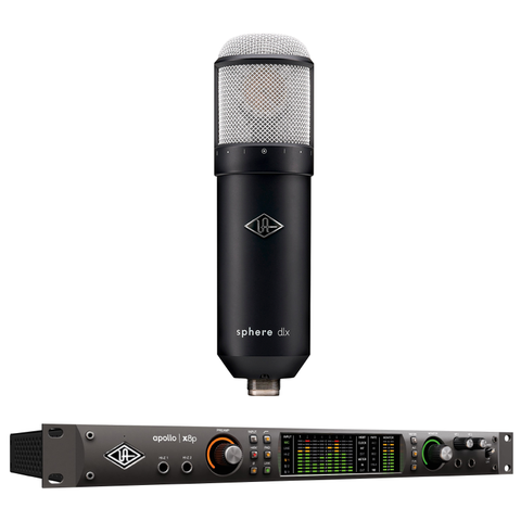 Universal Audio Apollo x8p HE + DLX Sphere Modeling Microphone