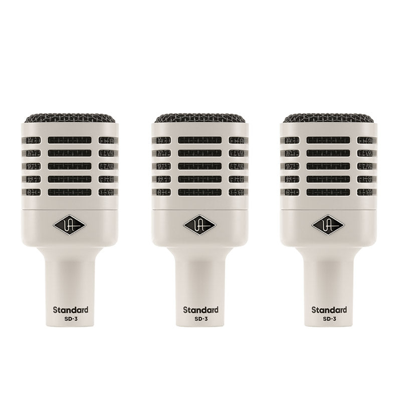 Universal Audio SD-3 Dynamic Microphone (3-Pack) with Hemisphere Modeling