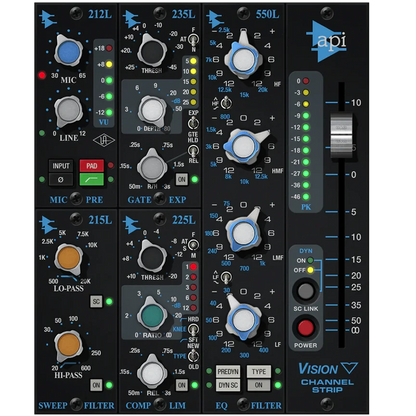 Universal Audio UAD API Vision Channel Strip Collection