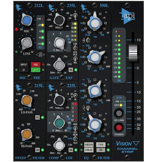 Universal Audio UAD API Vision Channel Strip Collection
