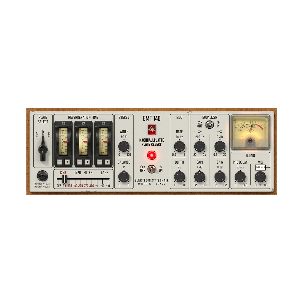 Universal Audio UAD EMT 140 Classic Plate Reverberator