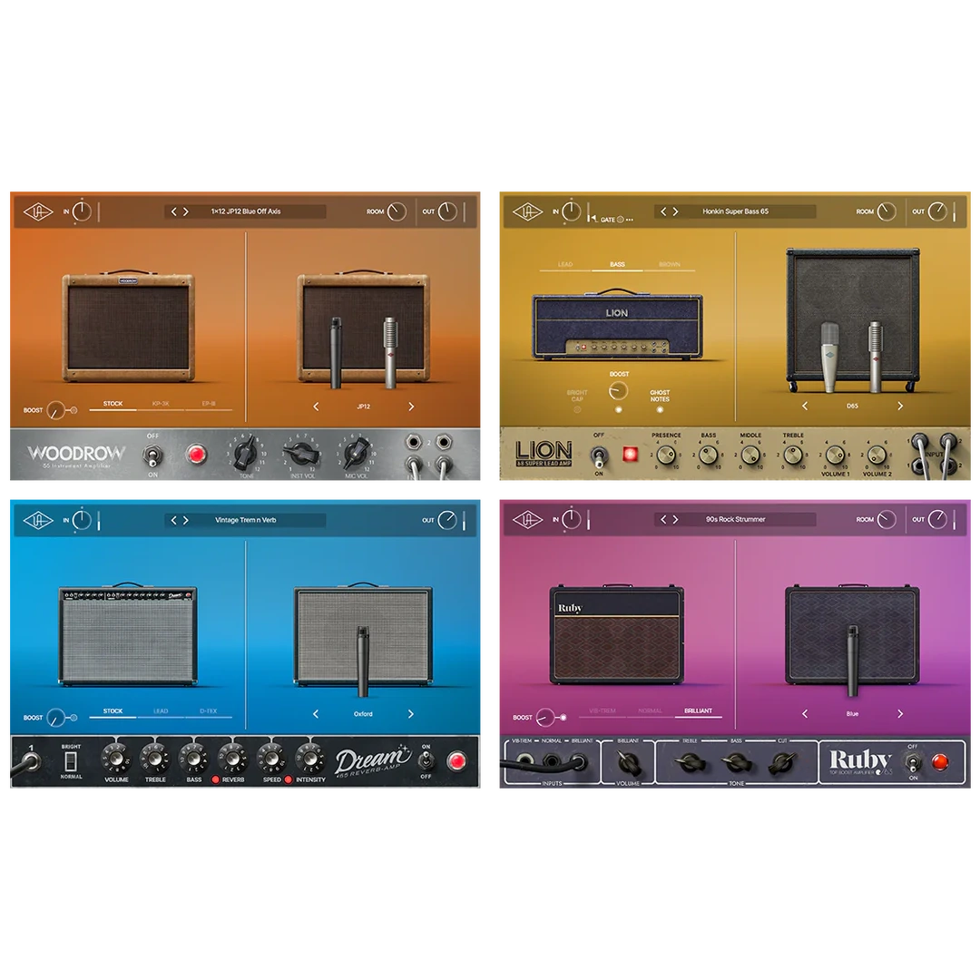 Universal Audio UAD Guitar Amp Bundle V2