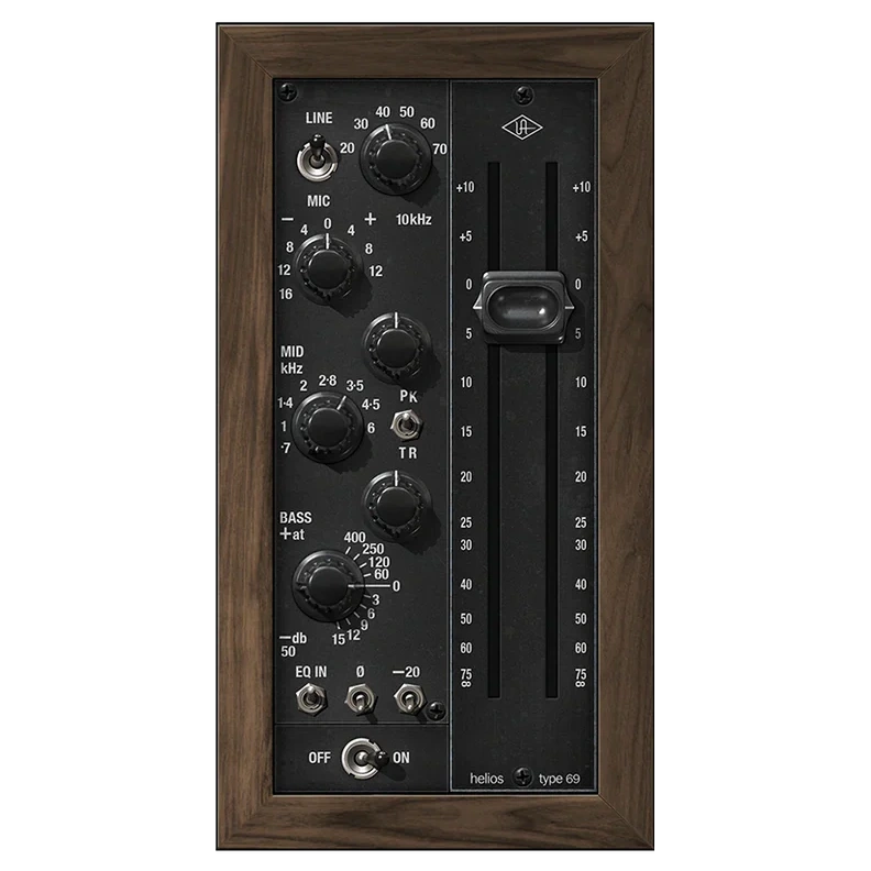 Universal Audio UAD Helios Type 69 Preamp and EQ Collection