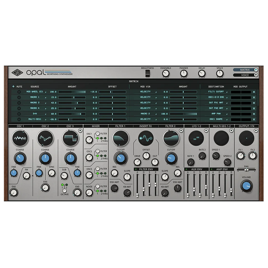 Universal Audio UAD Opal Morphing Synthesizer
