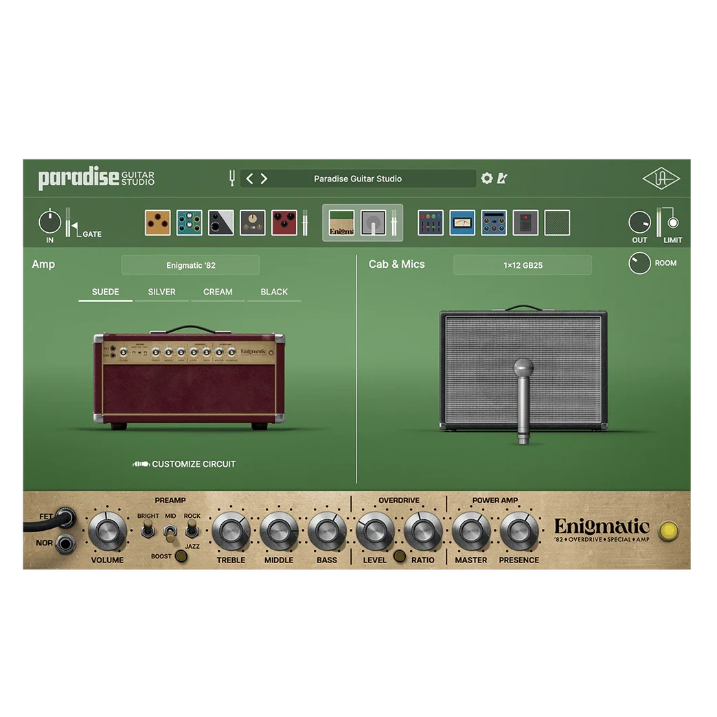Universal Audio UAD Paradise Guitar Studio