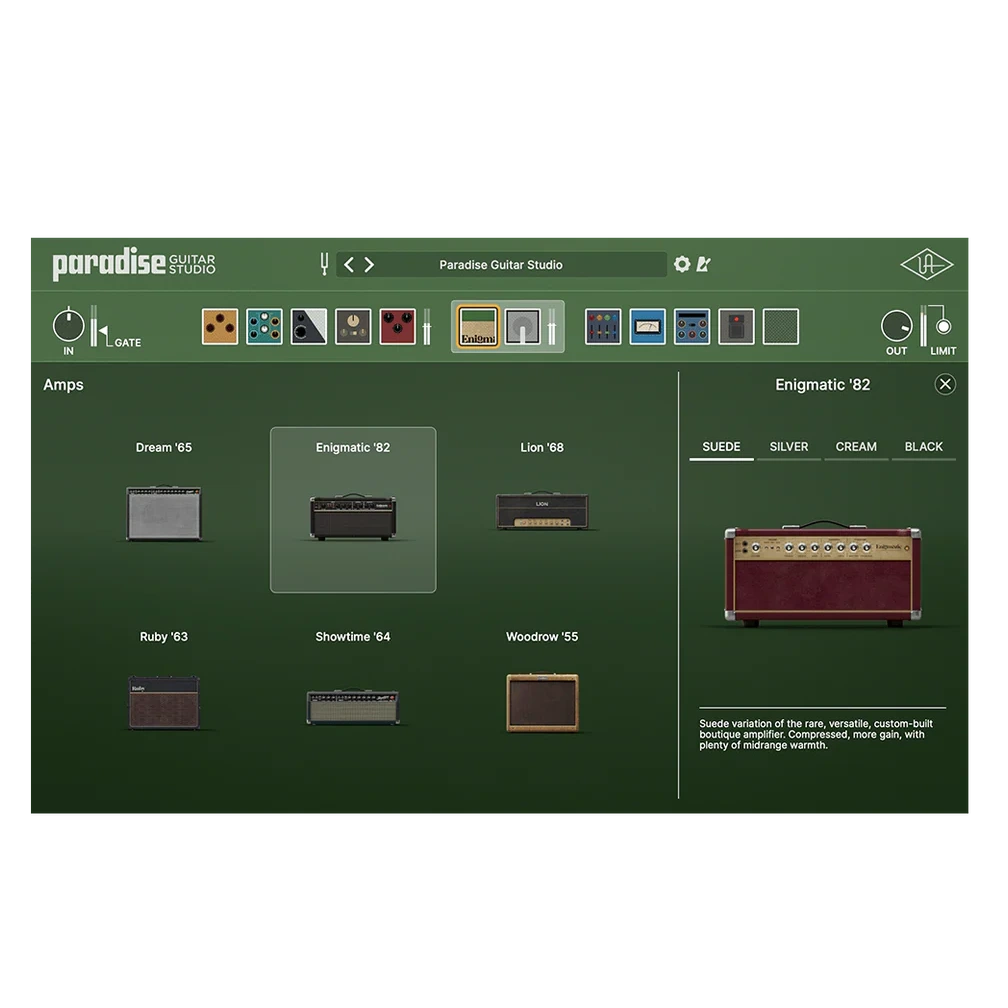 Universal Audio UAD Paradise Guitar Studio