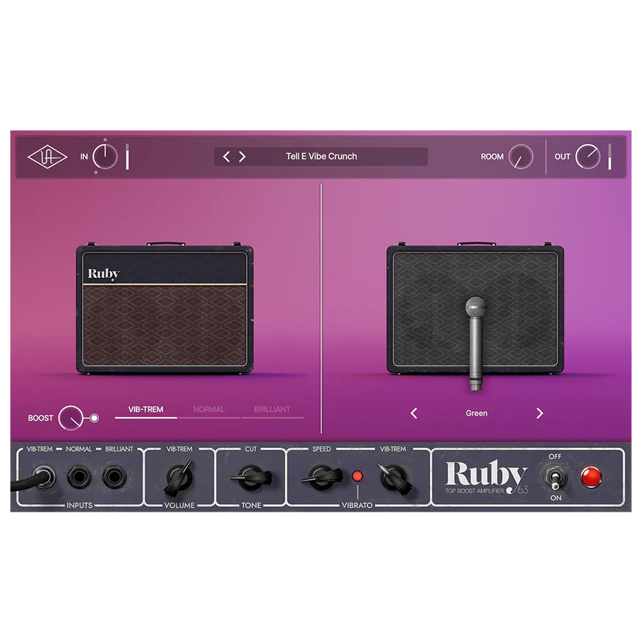 Universal Audio UAD Ruby '63 Top Boost Amp