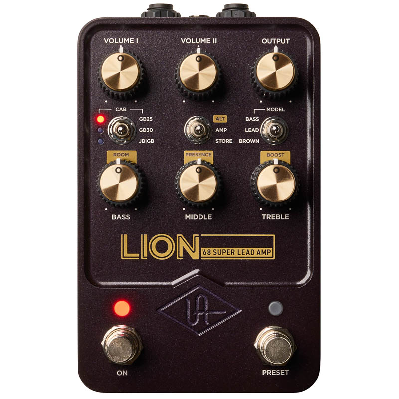 Universal Audio Lion '68 Super Lead Amp Pedal