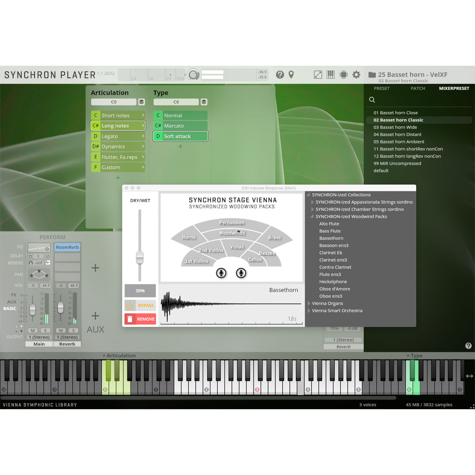 Vienna Symphonic Library Studio Basset Horn