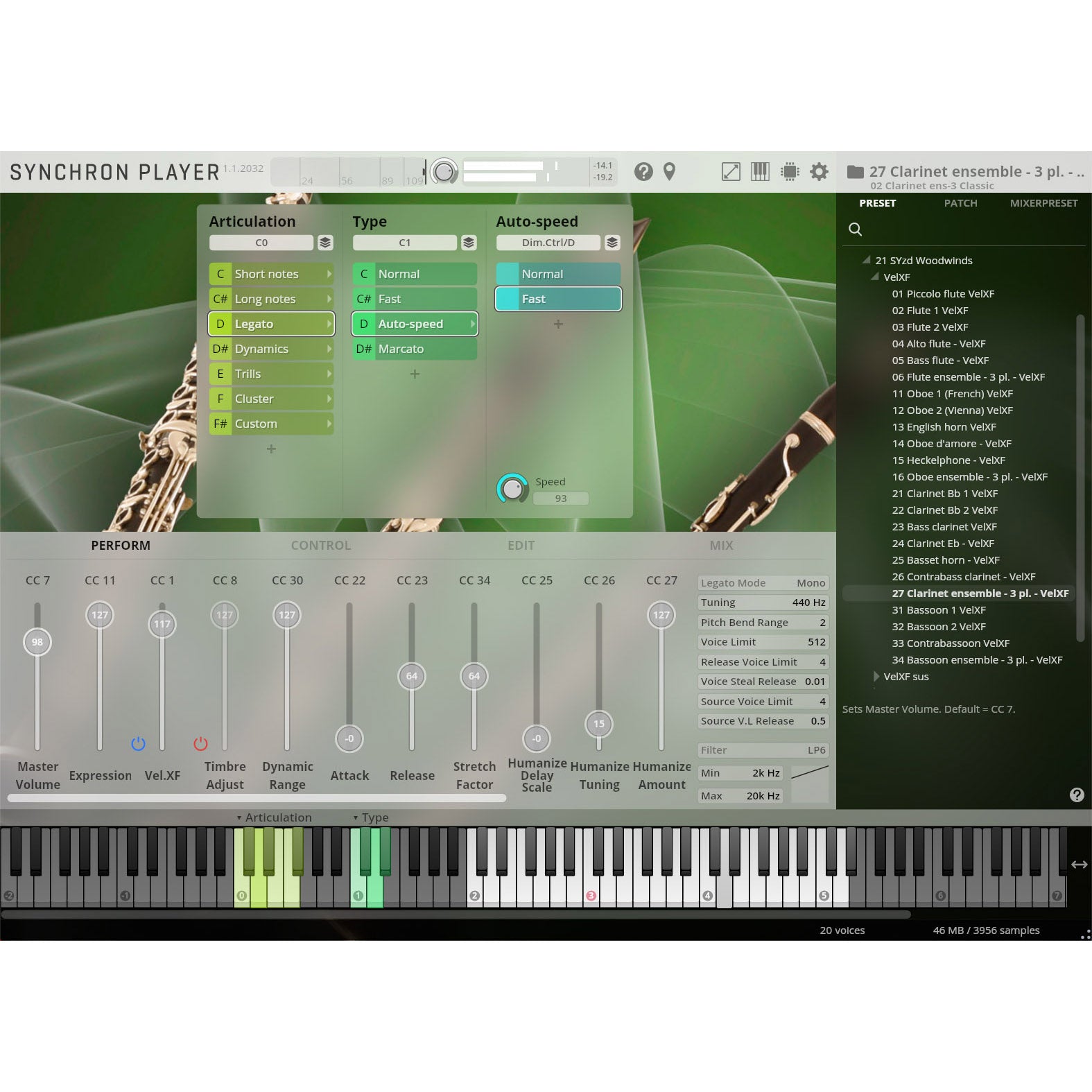 Vienna Symphonic Library Studio Clarinet Ensemble