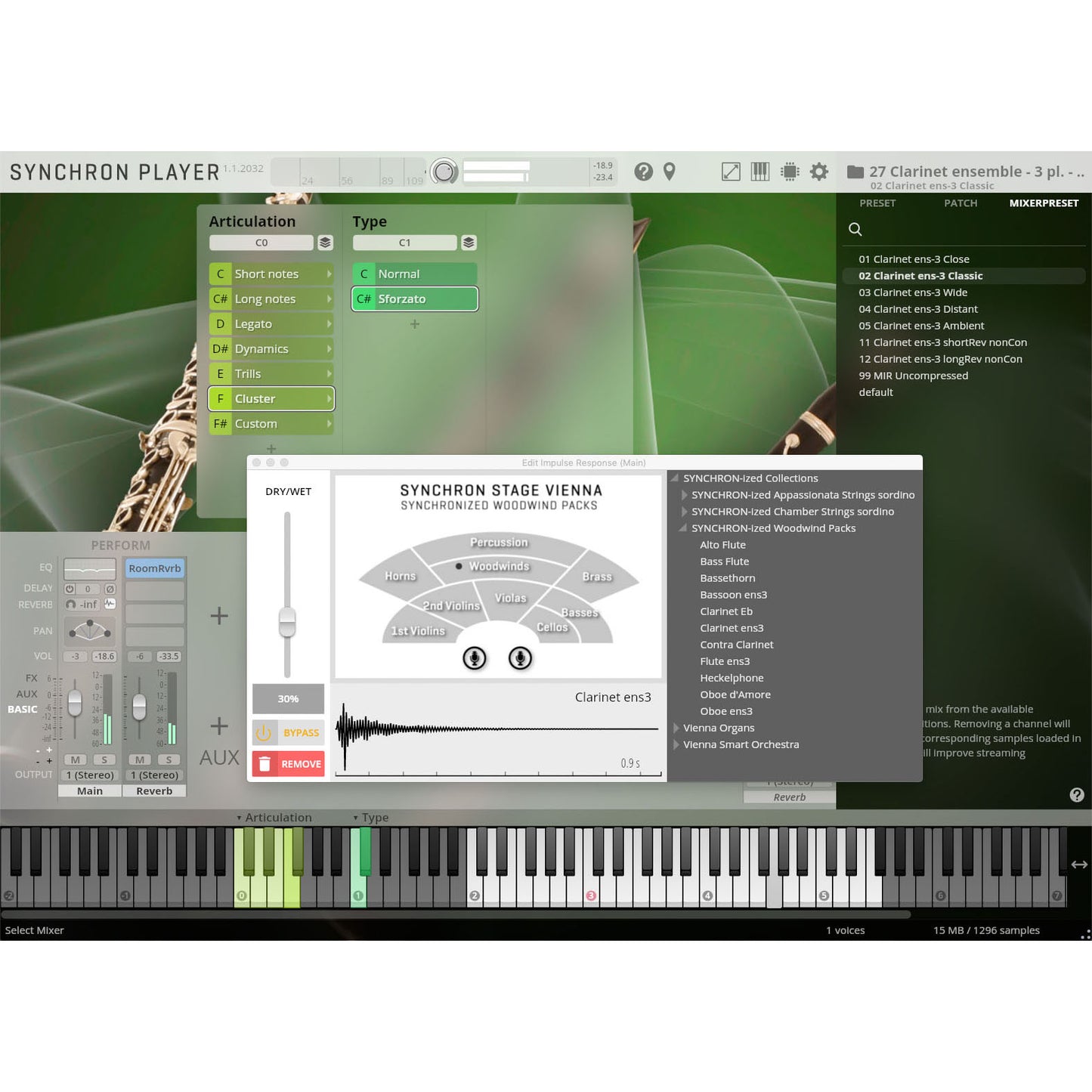 Vienna Symphonic Library Studio Clarinet Ensemble