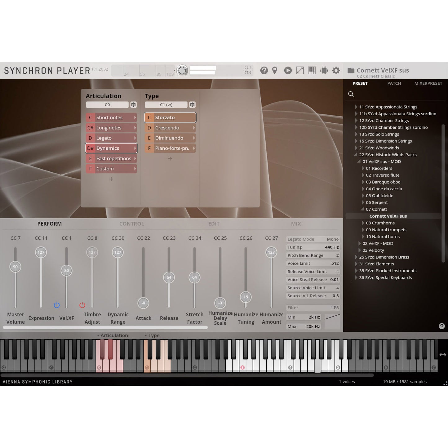 Vienna Symphonic Library Studio Cornett