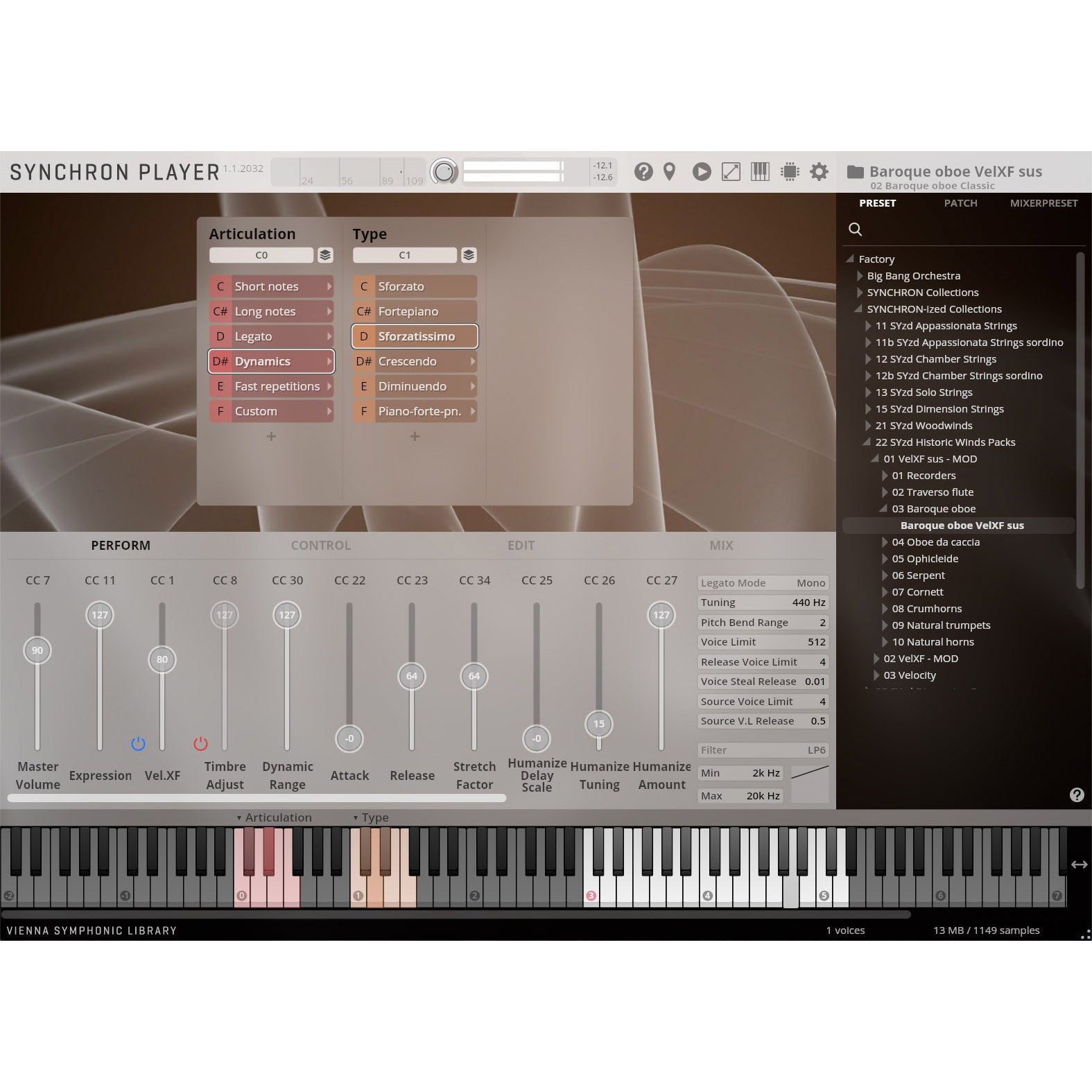 Vienna Symphonic Library Studio Baroque Oboe