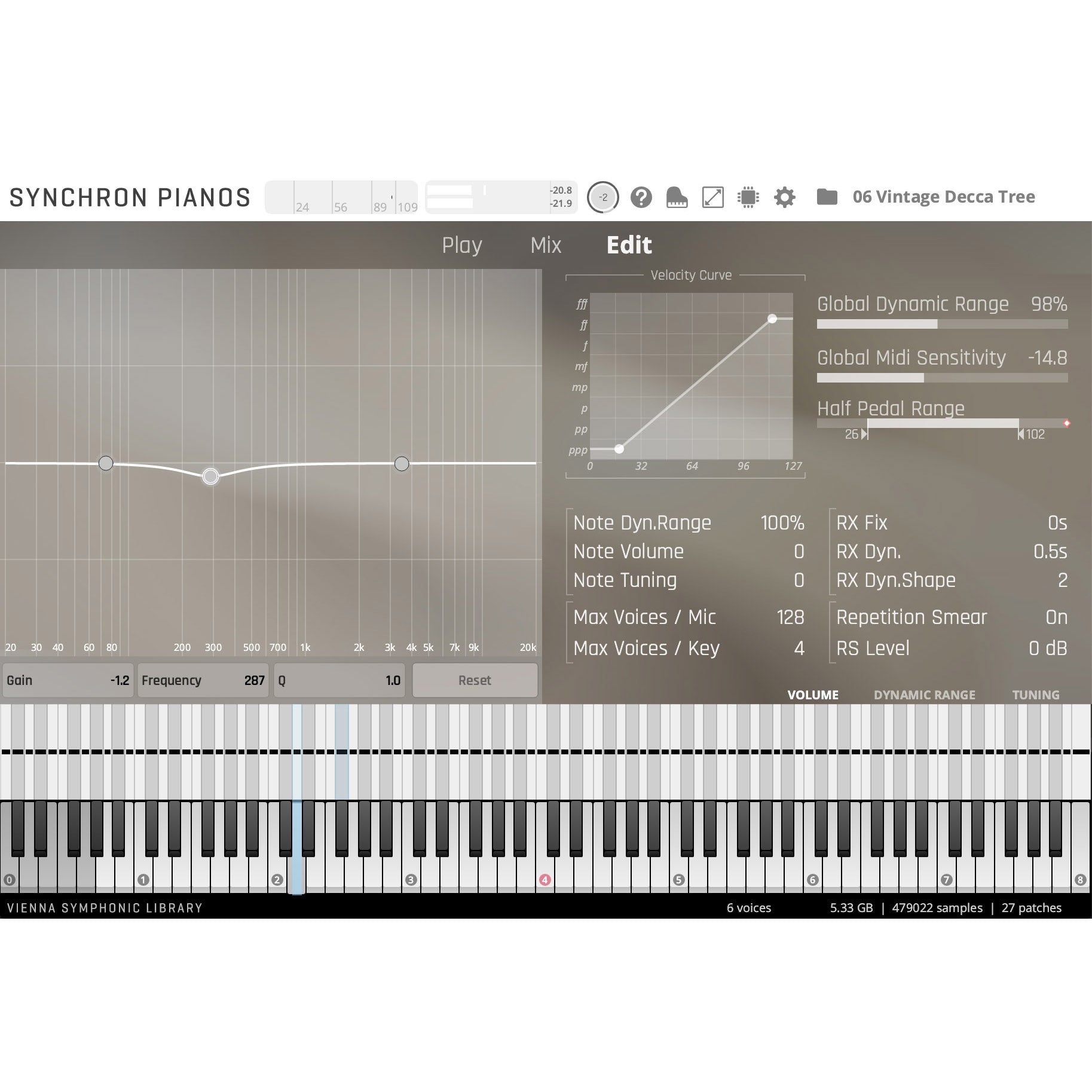 Vienna Symphonic Library Studio Fazioli F212