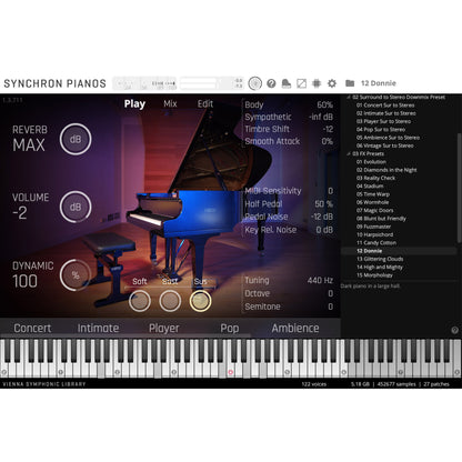 Vienna Symphonic Library Studio Fazioli F212