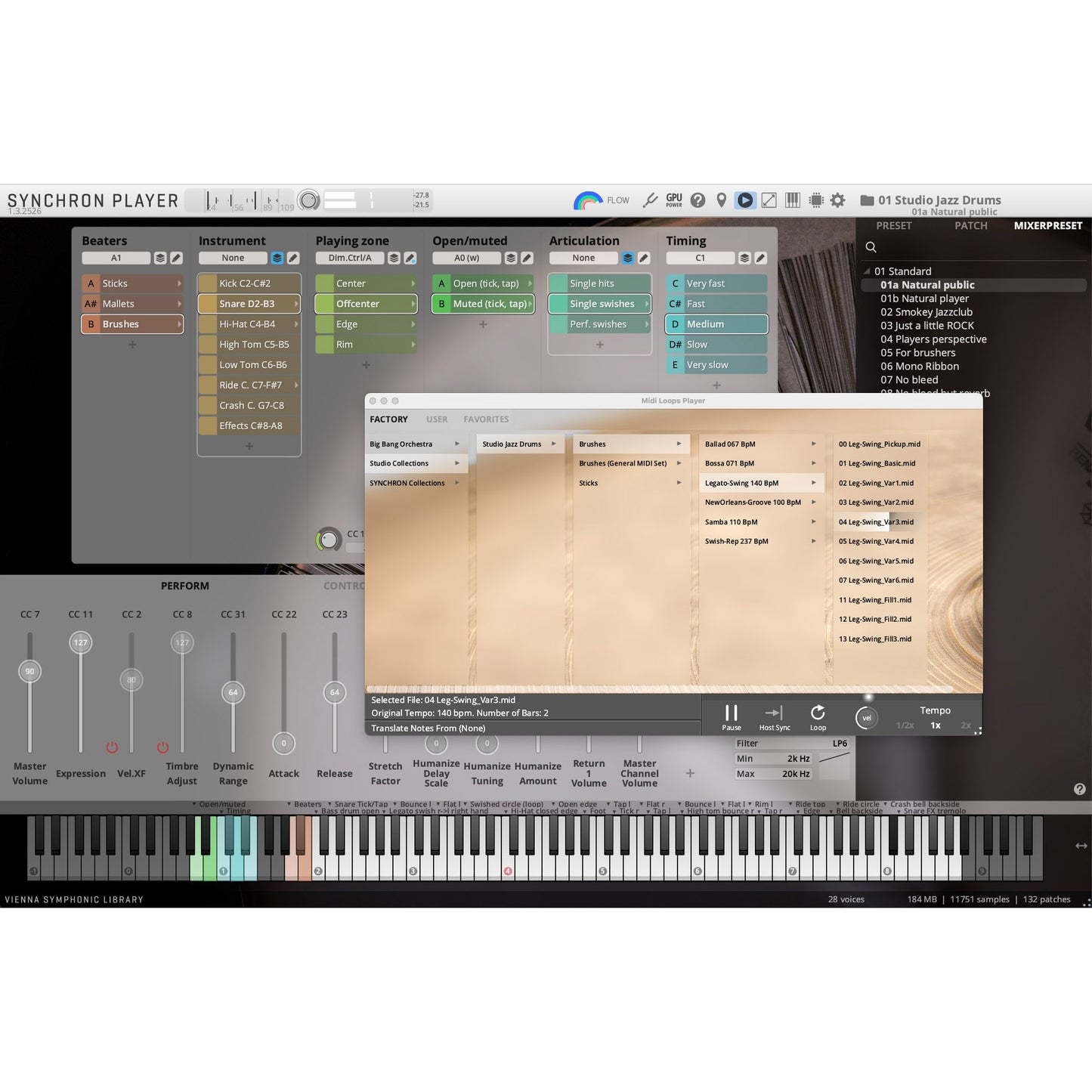 Vienna Symphonic Library Studio Jazz Drums