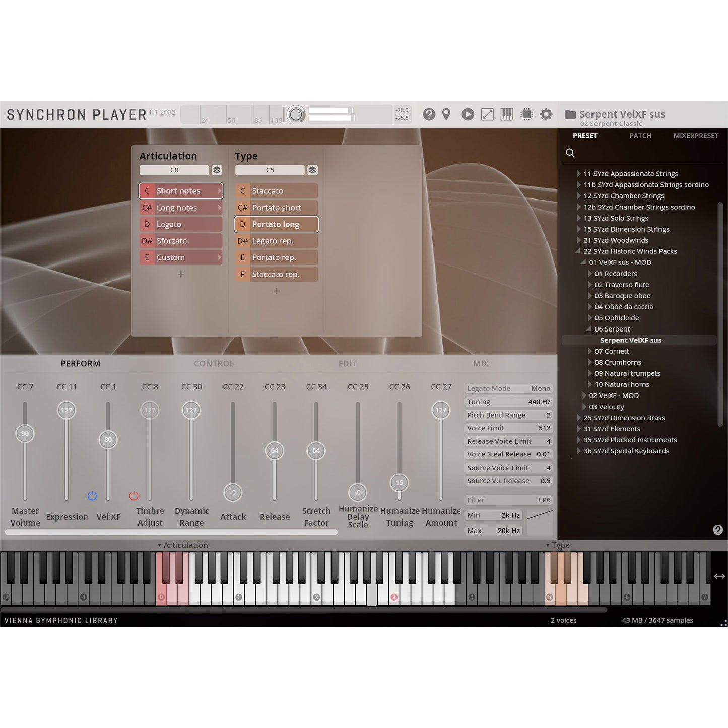 Vienna Symphonic Library Studio Serpent