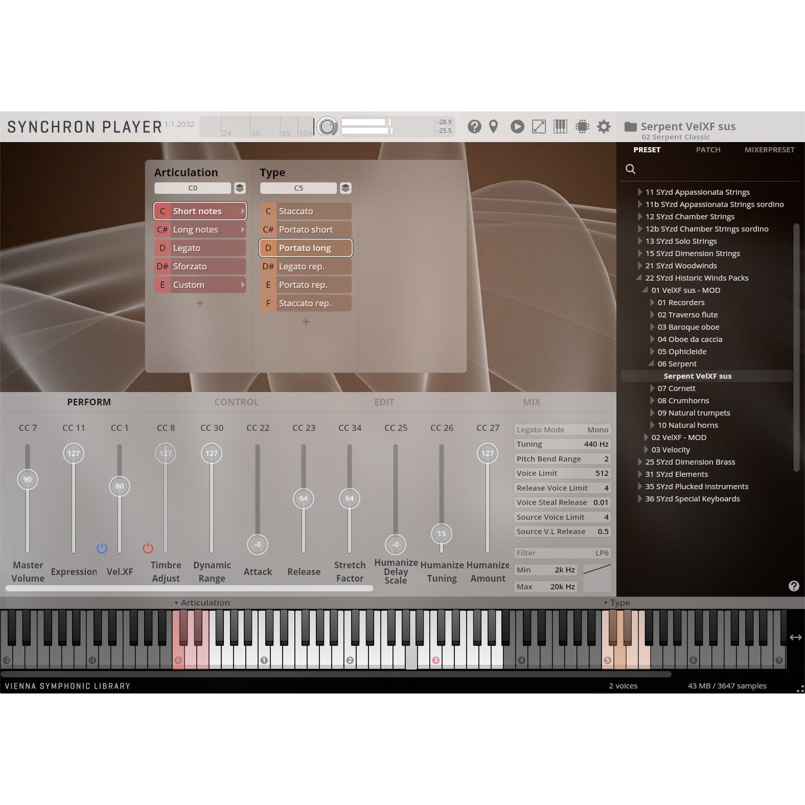 Vienna Symphonic Library Studio Serpent