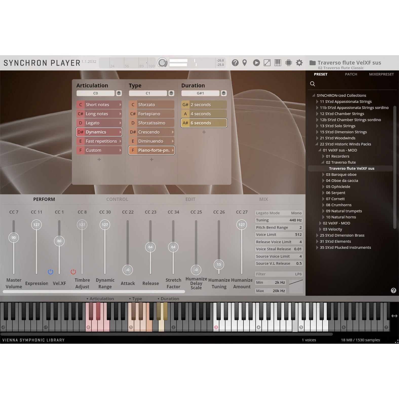 Vienna Symphonic Library Studio Traverso Flute