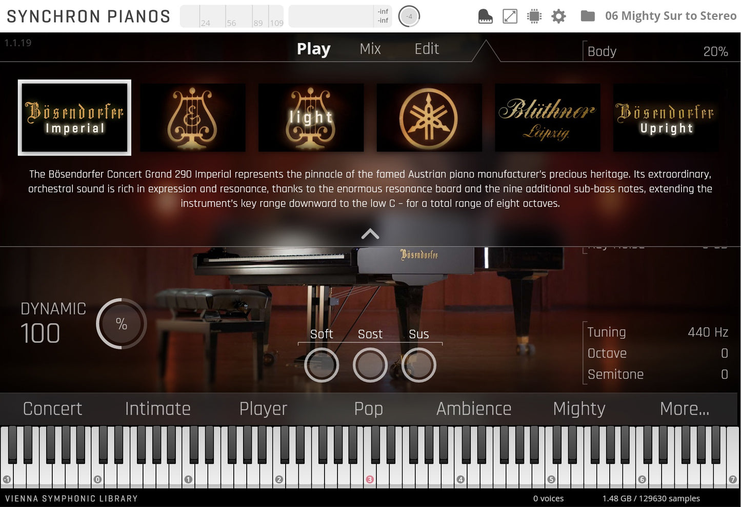 Vienna Synchron Bösendorfer Imperial