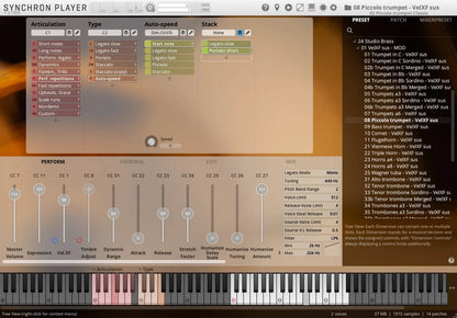 Vienna Symphonic Library Studio Piccolo Trumpet