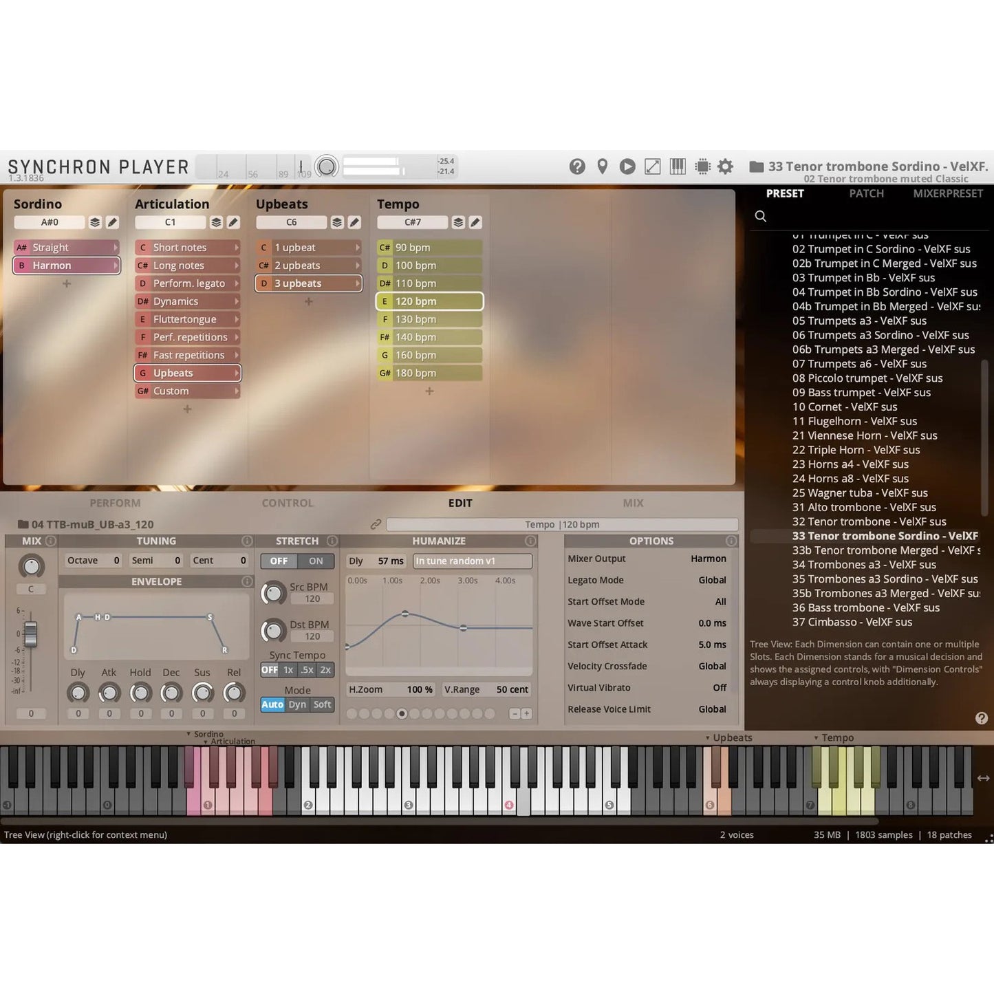 Vienna Symphonic Library Studio Tenor Trombone (muted)