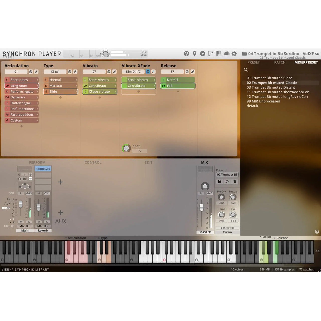 Vienna Symphonic Library Studio Trumpet (Bb, muted)