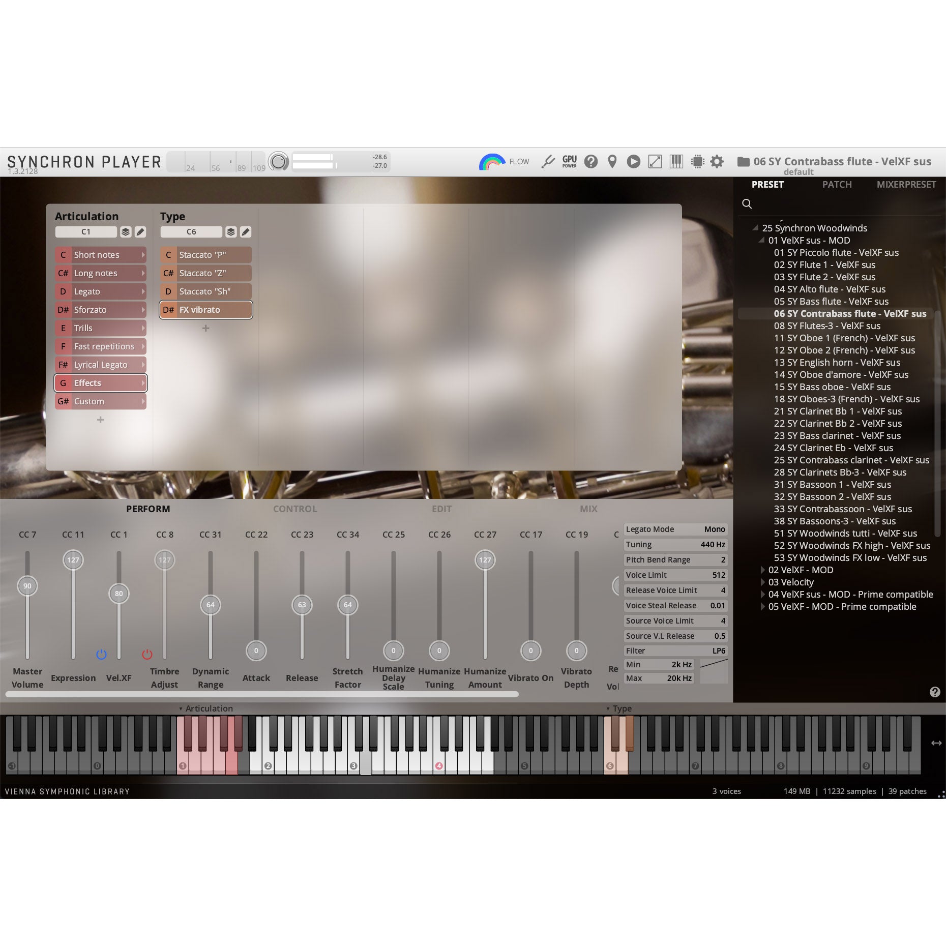 Vienna Symphonic Library Synchron Contrabass Flute