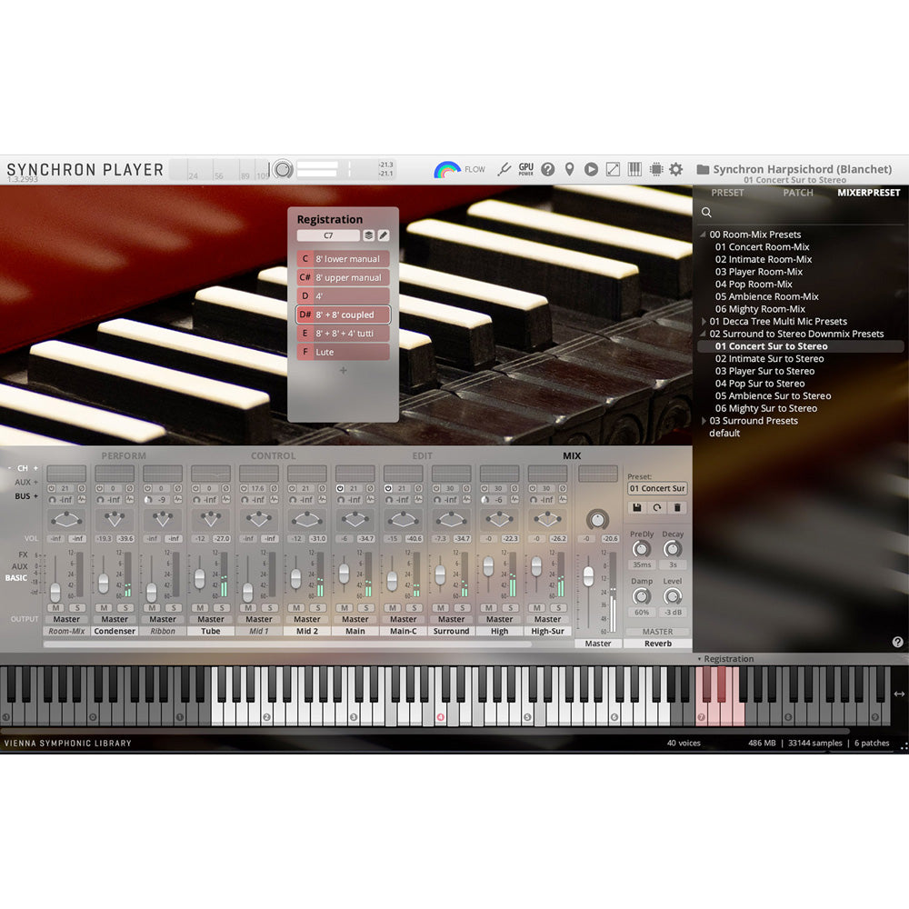 Vienna Symphonic Library Synchron Harpsichord (Blanchet)