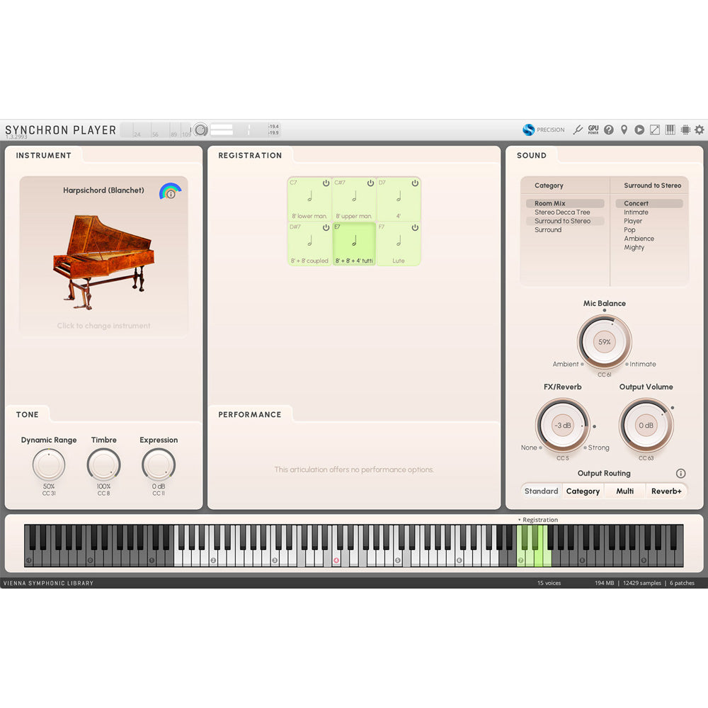 Vienna Symphonic Library Synchron Harpsichord (Blanchet)
