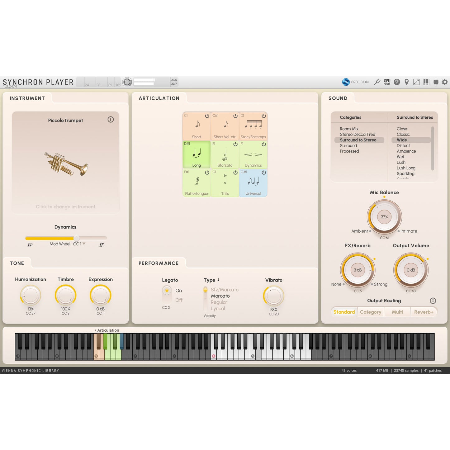 Vienna Symphonic Library Synchron Piccolo Trumpet