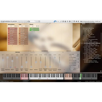 Vienna Symphonic Library Synchron Solo Strings Bundle (sordino)