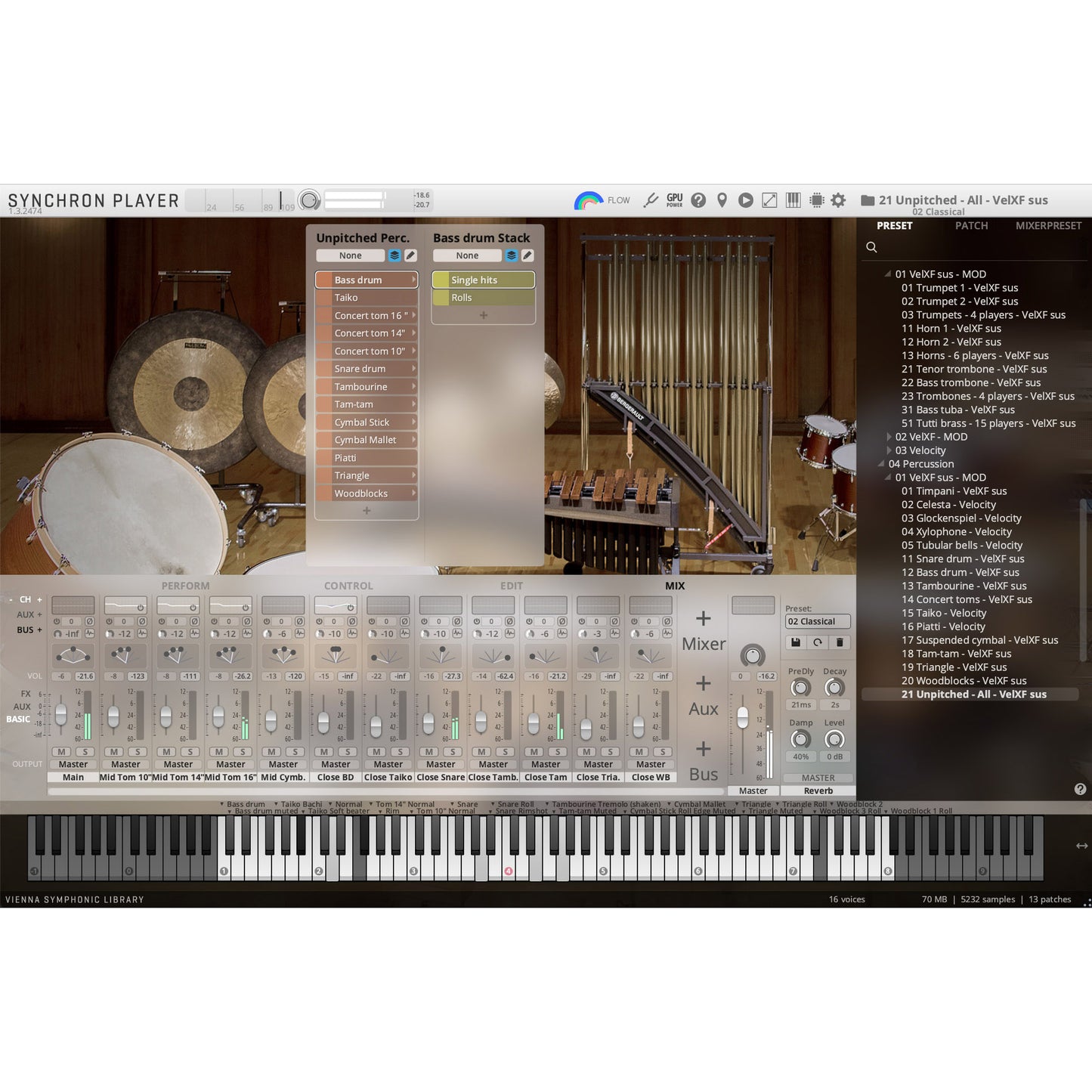 Vienna Symphonic Library Synchron Prime Percussion