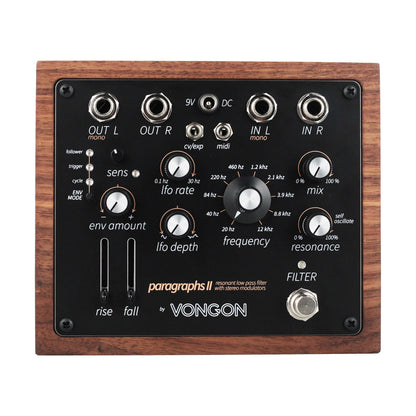 Vongon Paragraphs II Resonant Low Pass Filter with Stereo Modulators