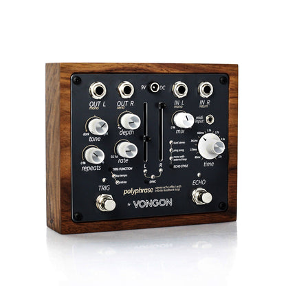 Vongon Polyphrase Stereo Echo Effect with Infinite Feedback Loop