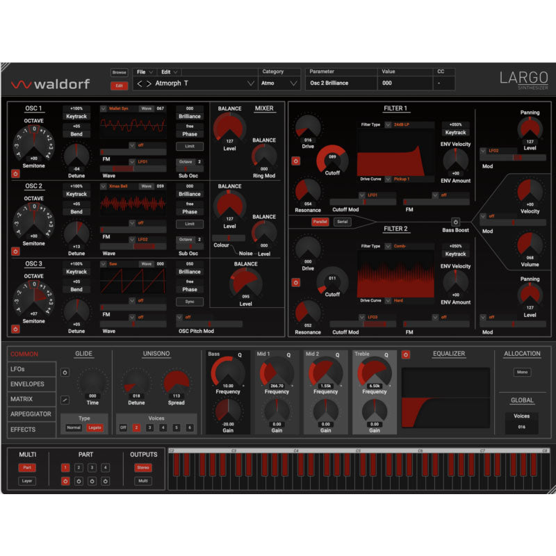 Waldorf Largo 2 Virtual Synthesizer Plug-In