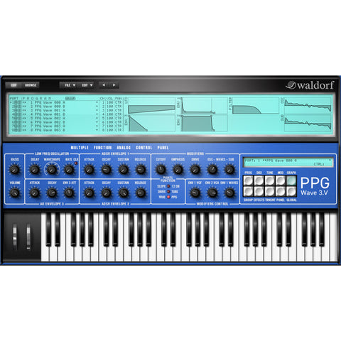 Waldorf PPG Wave 3.0 Virtual Synthesizer Plug-In