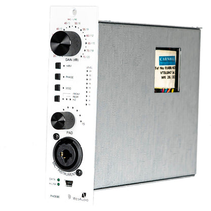 WesAudio Phoebe Analog Preamp with Digital Recall (500-Series)