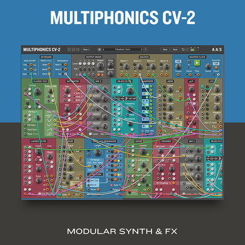 Applied Acoustics System Multiphonics CV-2 Modular Synthesizer Virtual Instrument