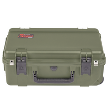 SKB 3i-2011-7M-E iSeries Utility Case (Olive - Empty) - Retractable Handle & Wheels - Waterproof Injection Molded