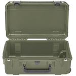 SKB 3i-2011-7M-E iSeries Utility Case (Olive - Empty) - Retractable Handle & Wheels - Waterproof Injection Molded