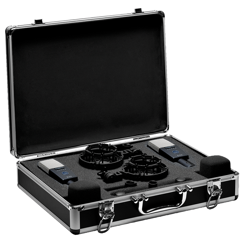 AKG C414 XLS Condenser Microphone Matched Stereo Pair